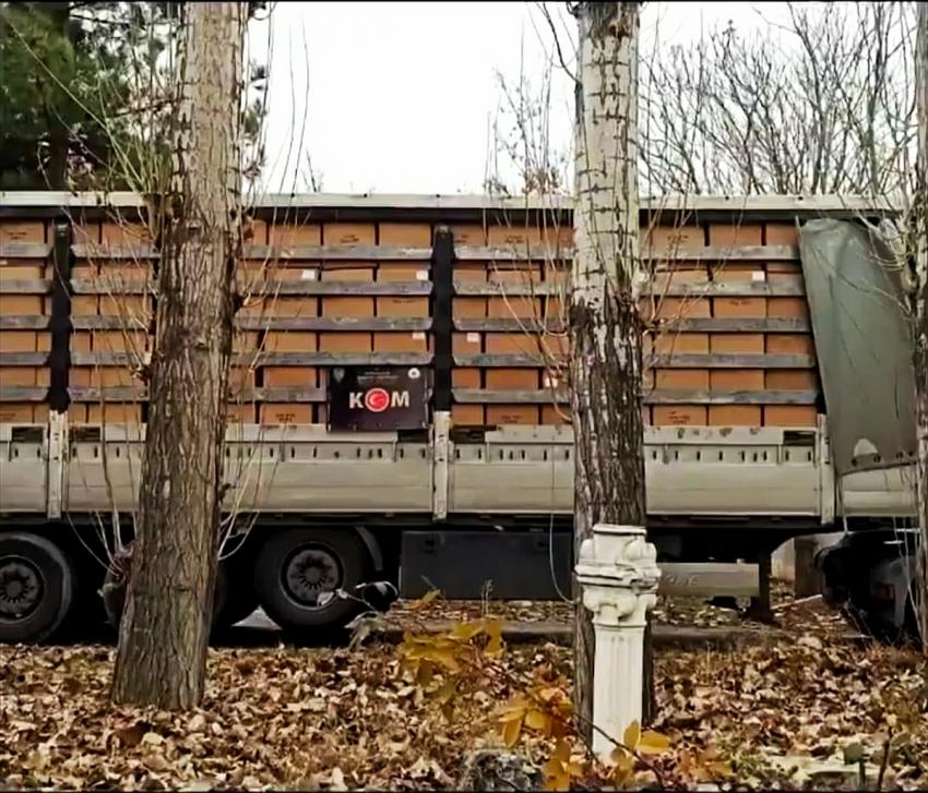  Konya'da 9 ton 230 kilogram kaçak tütün ele geçirildi