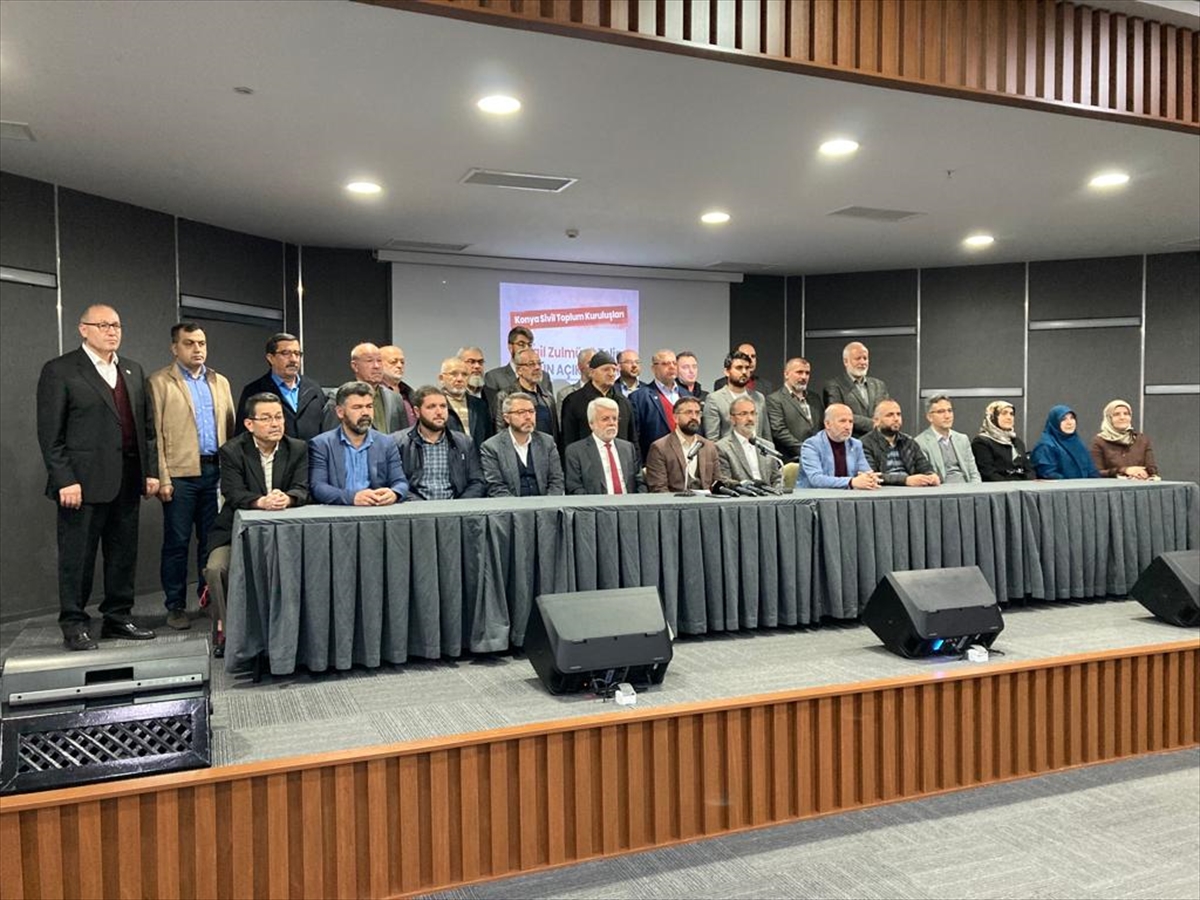 Konya'da İsrail'in Mescid-i Aksa'ya saldırıları kınandı