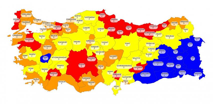 Konya'da kafe ve restoranlara "çok yüksek risk" engeli!
