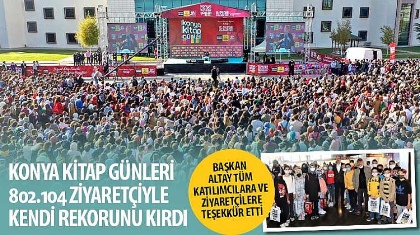 "Konya Kitap Günleri" 802 bin 104 ziyaretçi ağırladı