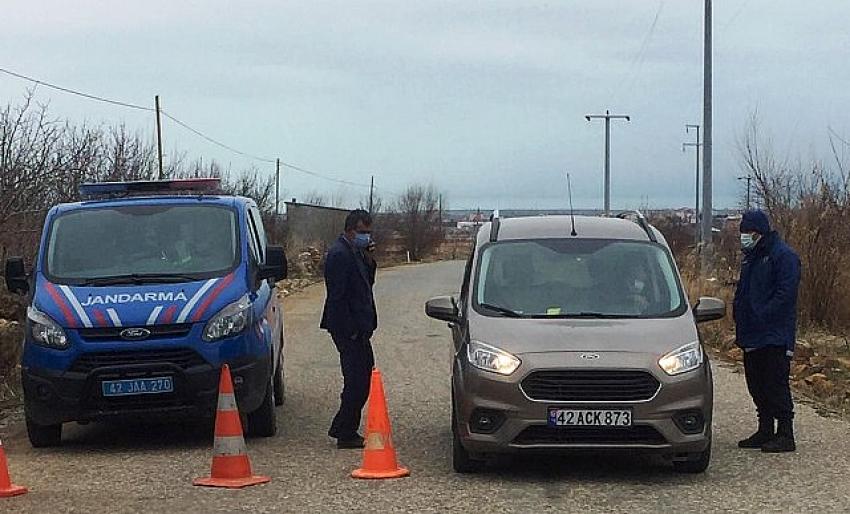 Konya'nın vaka sayıları hızla artan mahallesine giriş ve çıkışlar kontrol altına alındı