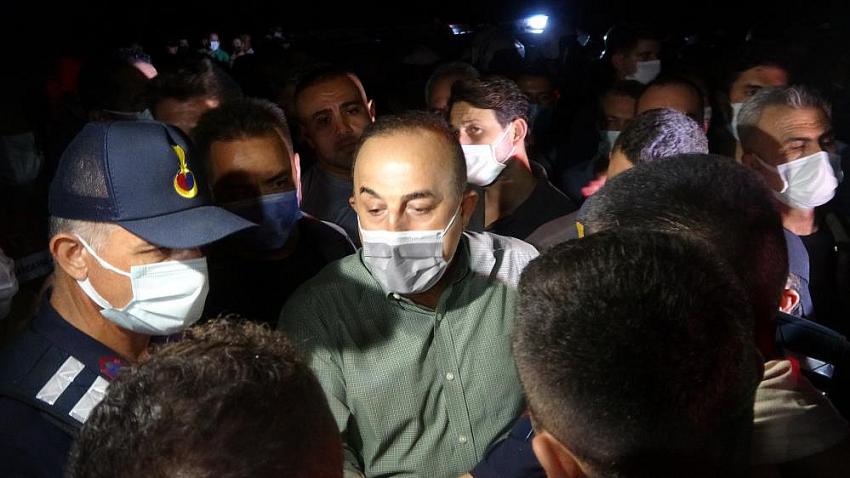 Manavgat’taki gerginlikte son durum! Araya Bakan Çavuşoğlu girdi