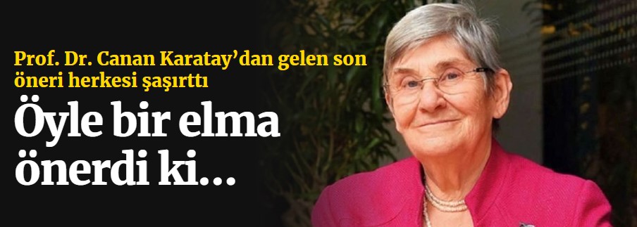 Prof. Dr. Karatay, sağlıklı beslenmenin sırrını açıkladı. İşte o açıklamalar…