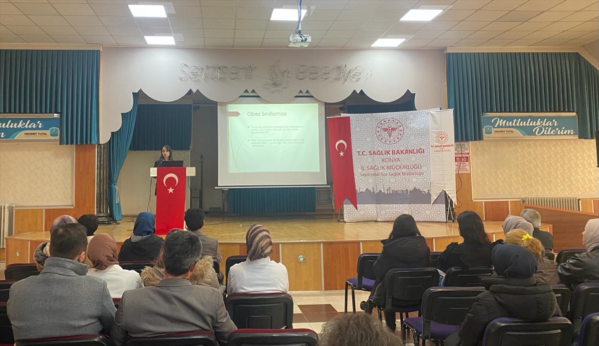 Seydişehir'de sağlıklı beslenme ve obezite anlatıldı
