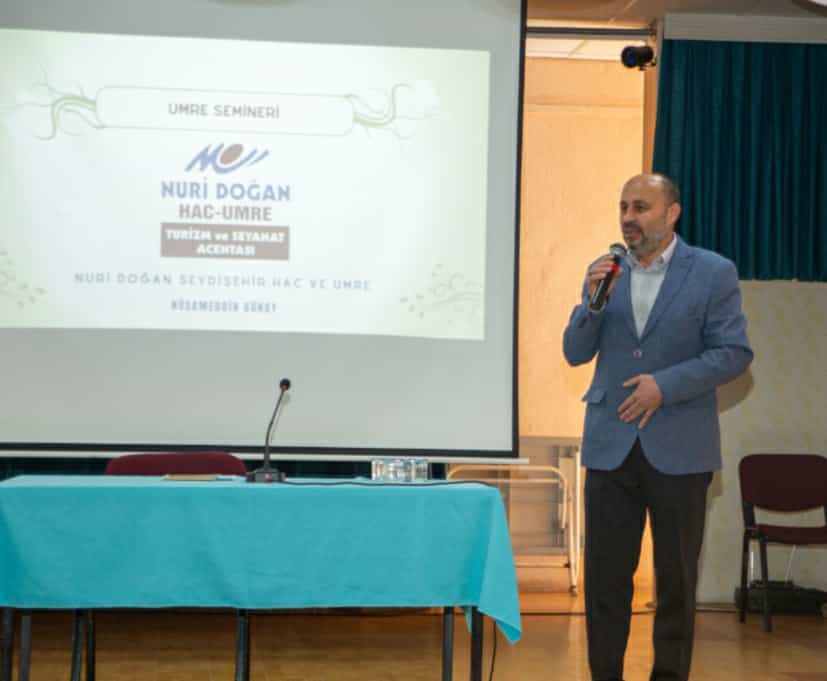 Seydişehir'de Umreye  gidecek 150 kişiye  Seminer Verildi