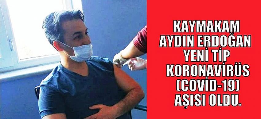 Seydişehir Kaymakamı yeni tip koronavirüs (Covid-19) aşısı oldu.