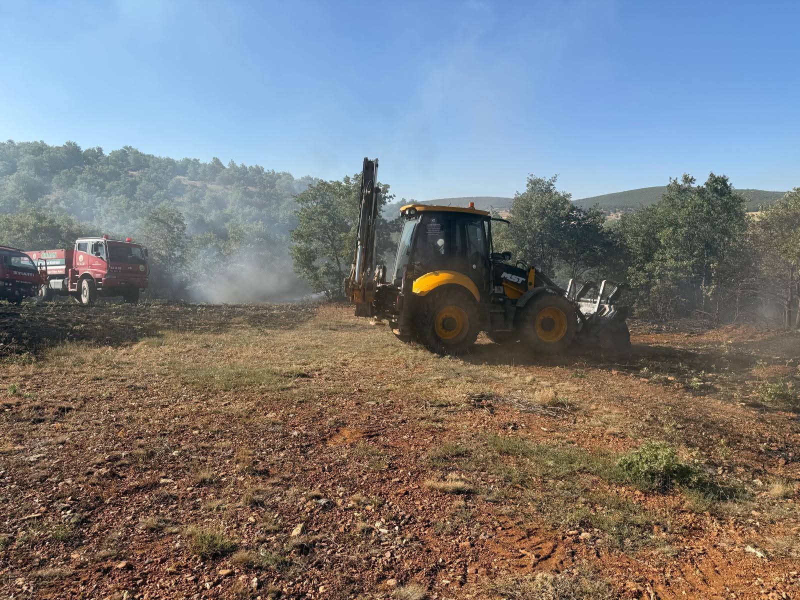 Konya'da orman yangını, kısa sürede söndürüldü - Görsel 4