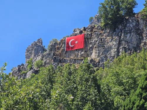 Seydişehir Moil İstasyonu Çalışanları, Kuğulu Park'tan Görülen Zirveye Türk Bayrağı Diktiler - Görsel 2