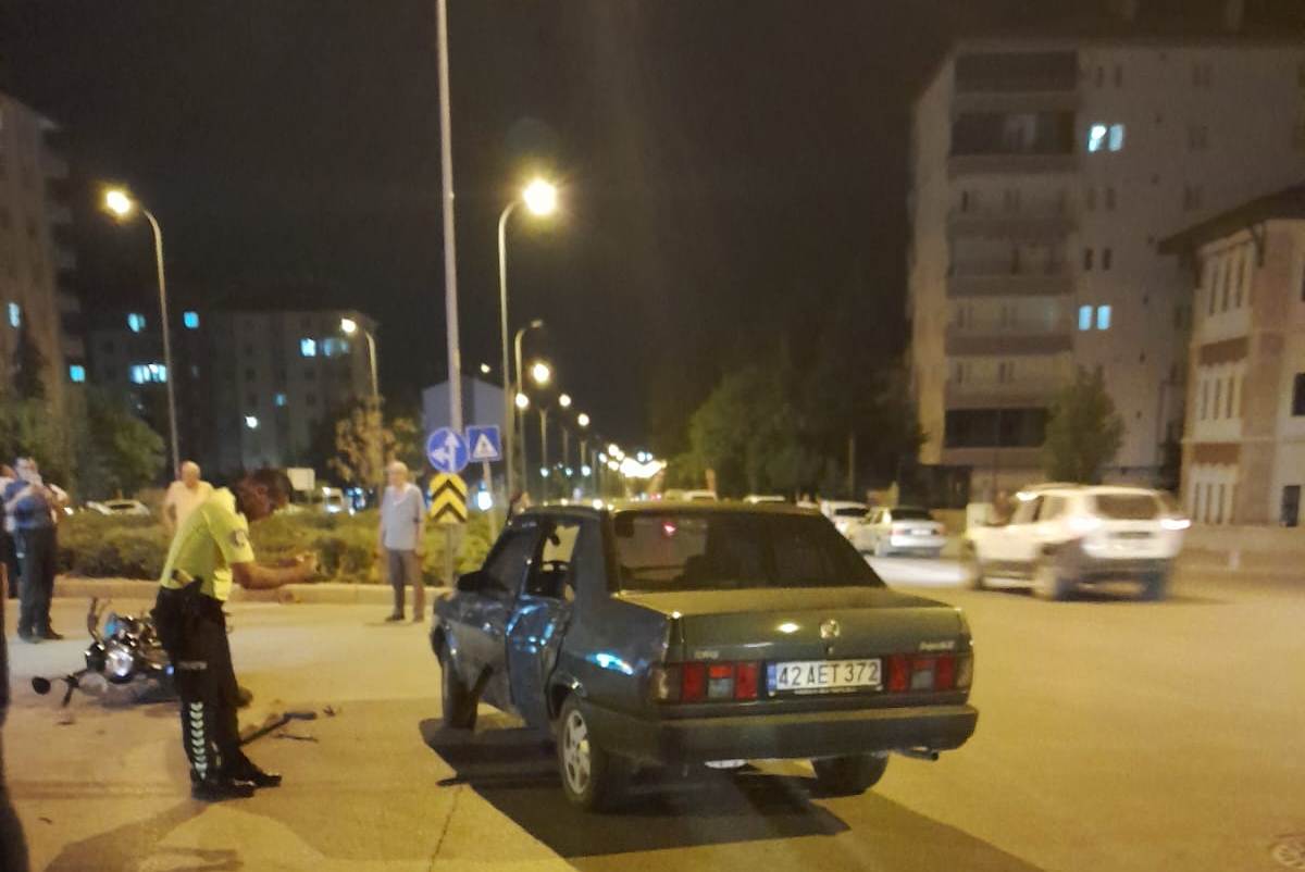 Seydişehir'de Motosiklet ile Otomobil Çarpıştı: 2 Yaralı - Görsel 2