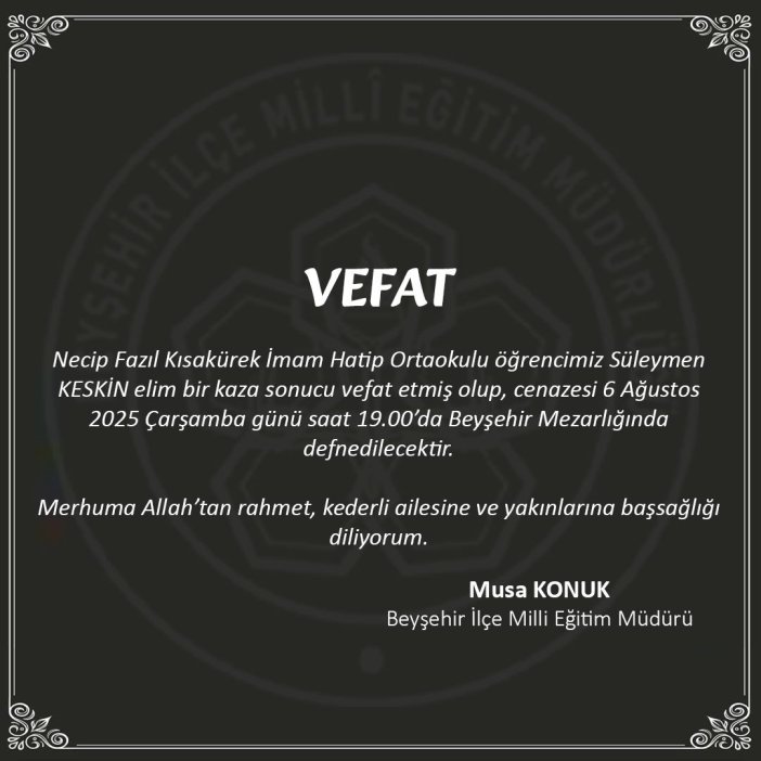 Beyşehir'de  14 Yaşındaki Süleyman Keskin'in Ölümüyle İlgili Yürek Yakan Detaylar - Görsel 2