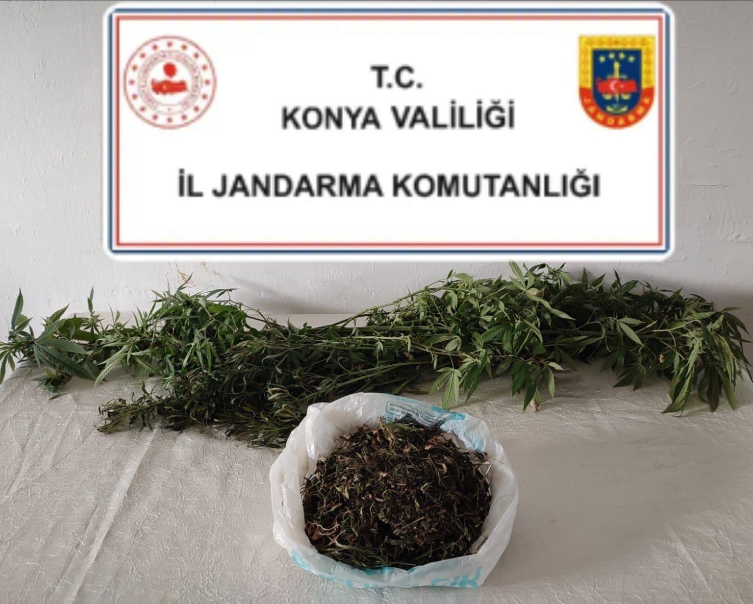 KONYA’DA JANDARMADAN UYUŞTURUCU VE KAÇAKÇILIK OPERASYONLARI - Görsel 2