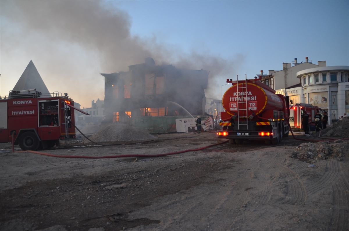 Konya’nın merkezinde yangın paniği - Görsel 2