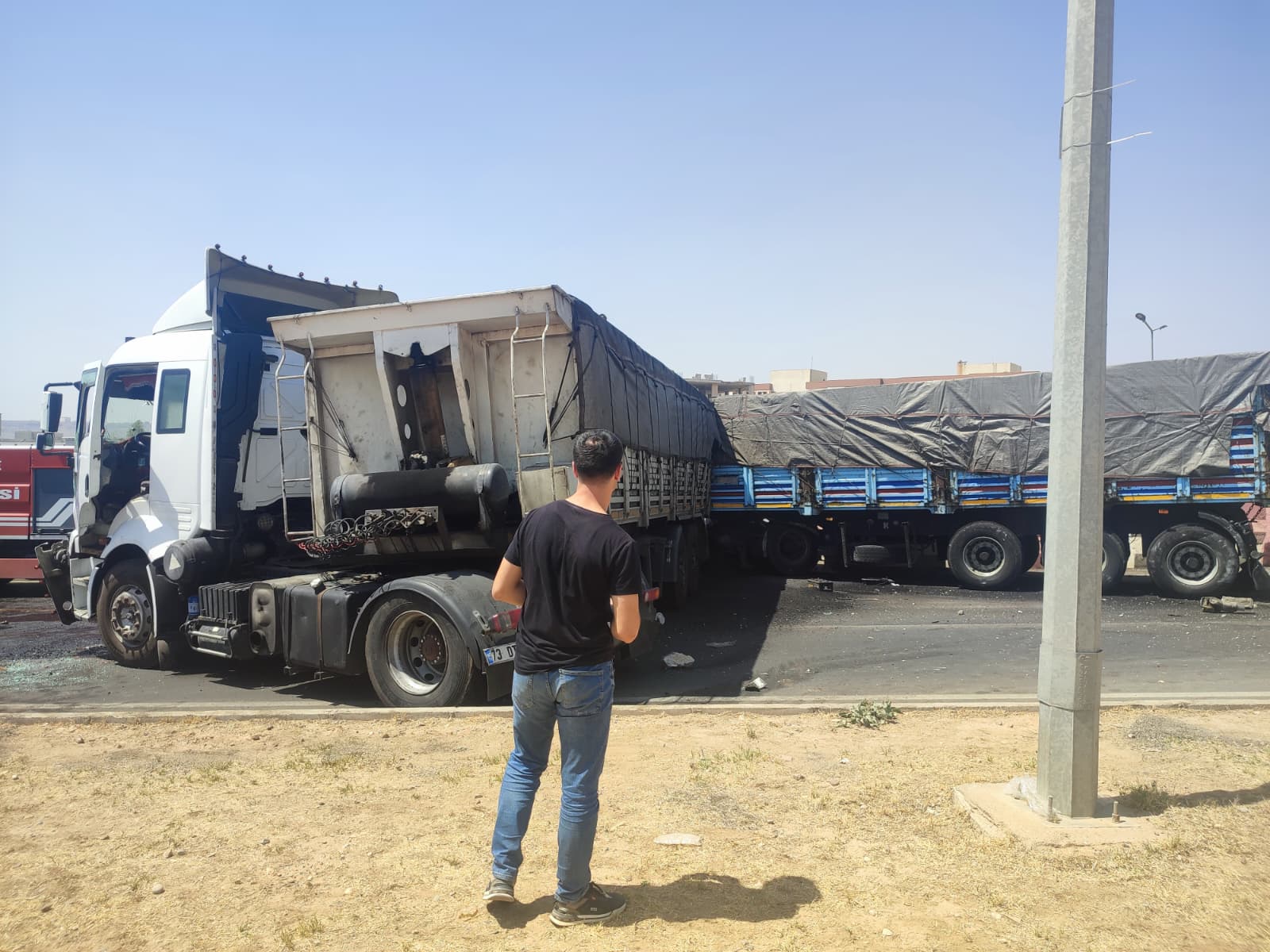 Şırnak’ta kardeşlerin kullandığı TIR'lar çarpıştı; 1 ölü, 1 yaralı - Görsel 7