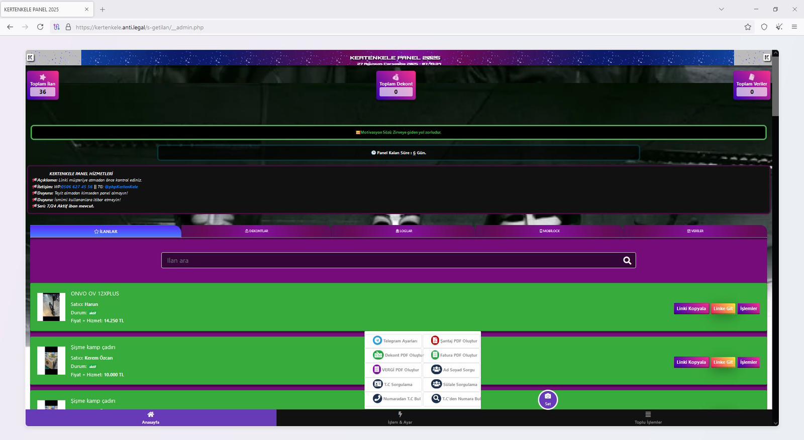 MİT ve jandarmadan ortak operasyon: Elebaşı Ö.Ş. yakalandı 1250 site erişime kapatıldı - Görsel 2