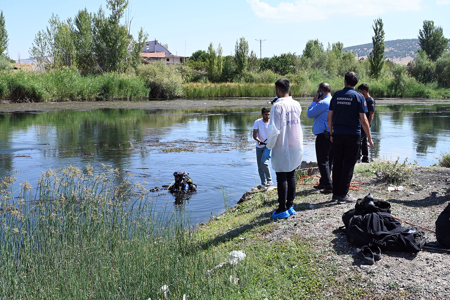 Kızılırmak'a düşen arkadaşını kurtarmak isterken birlikte boğuldular - Görsel 3