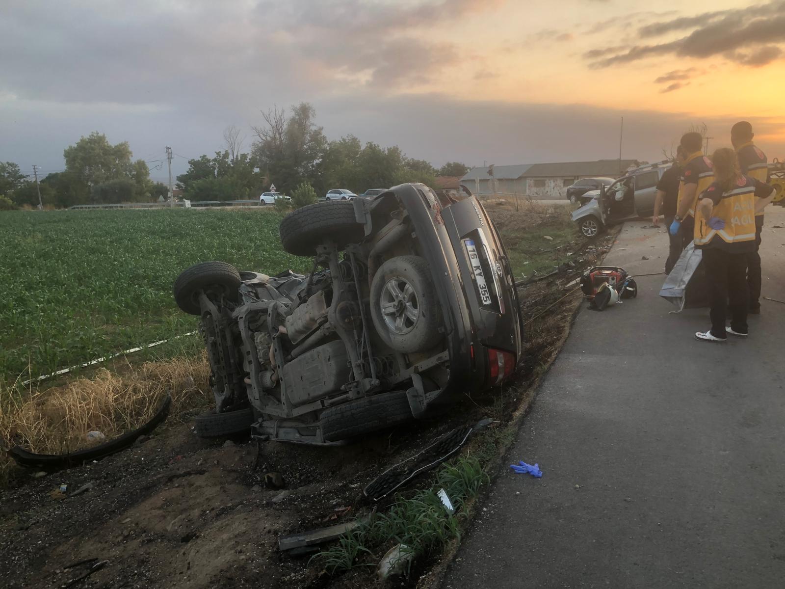 Bursa - Eski belediye başkanı kazada öldü, eşi yaralandı - Görsel 7