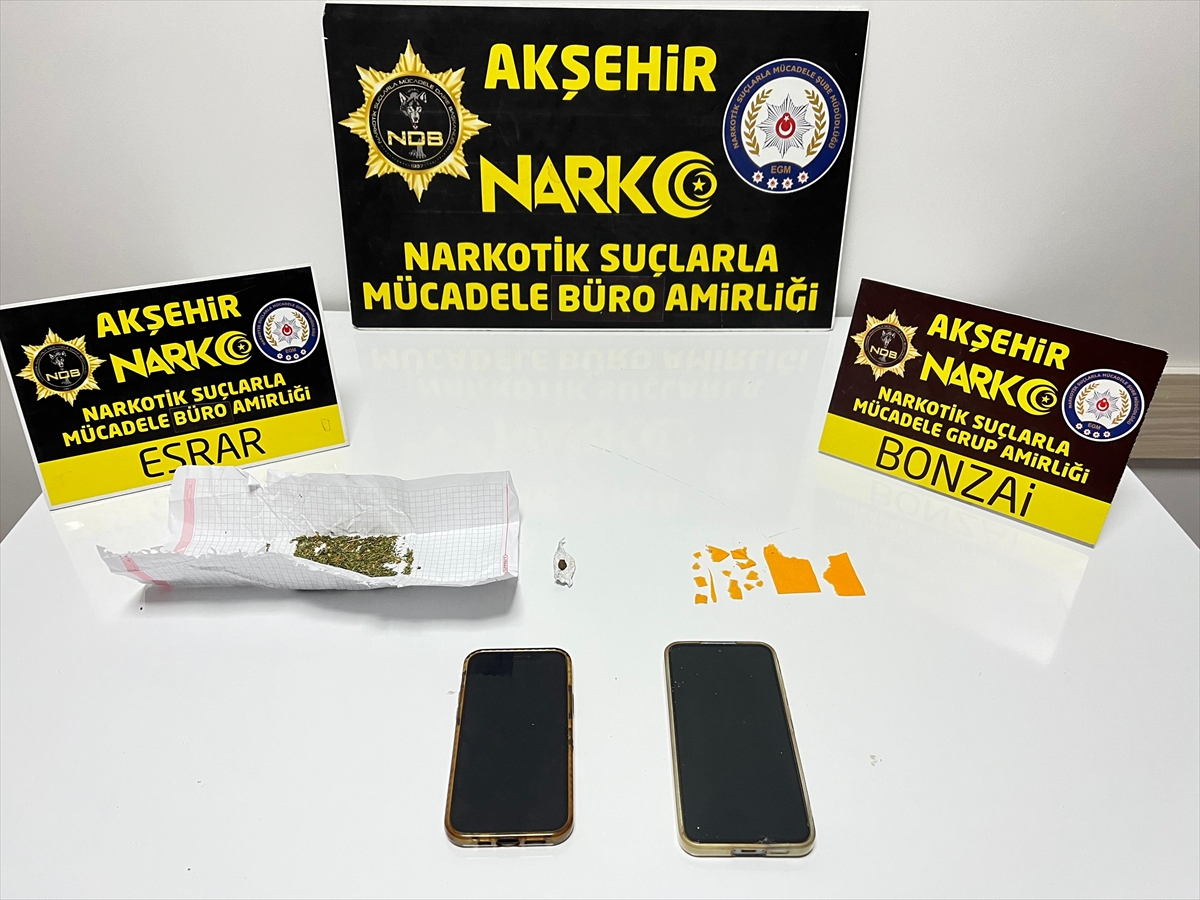 Konya'da uyuşturucu operasyonunda 2 şüpheli tutuklandı - Görsel 1