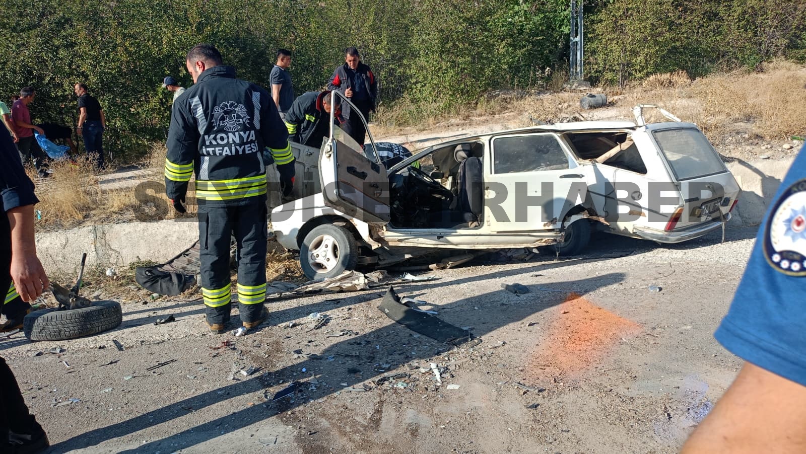Konya’da feci kaza!  3 yaşındaki ikizler yaşamını yitirdi - Görsel 5