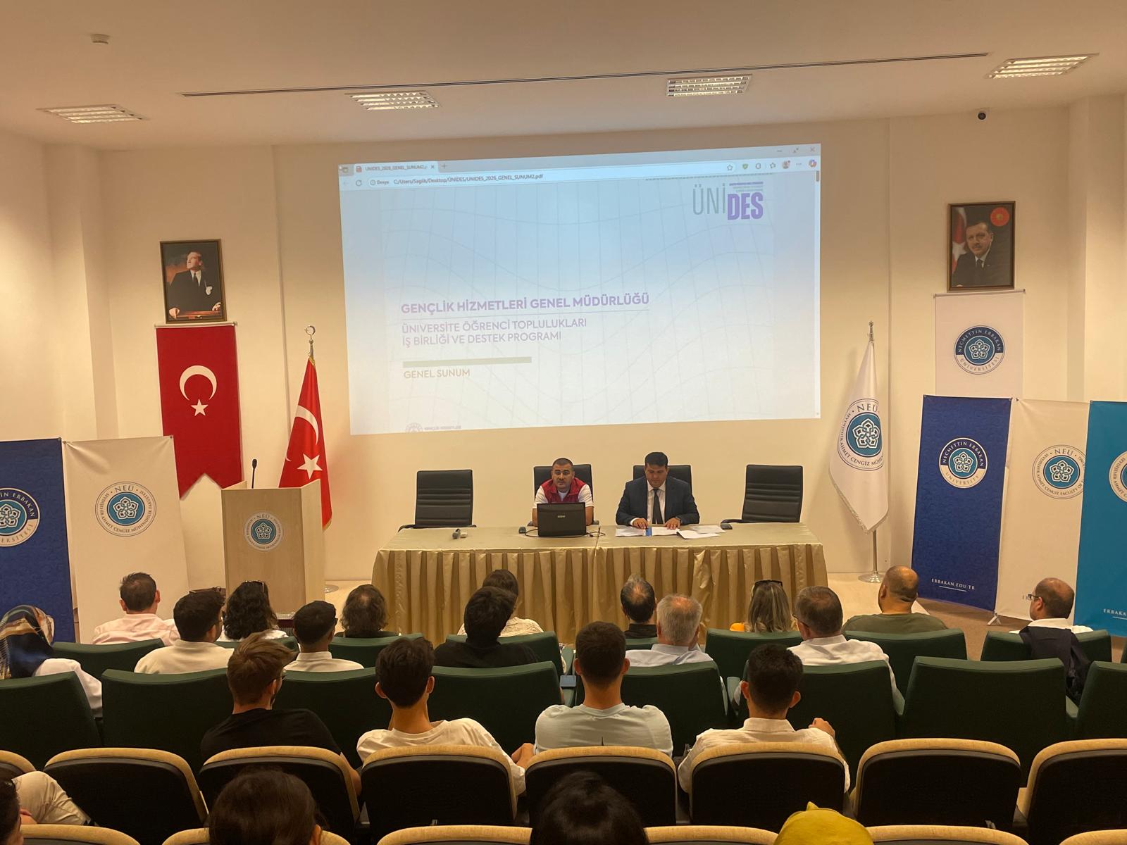 ÜNİDES Projesi, Ahmet Cengiz Mühendislik Fakültesi'nde Gençlerle Buluştu - Görsel 1