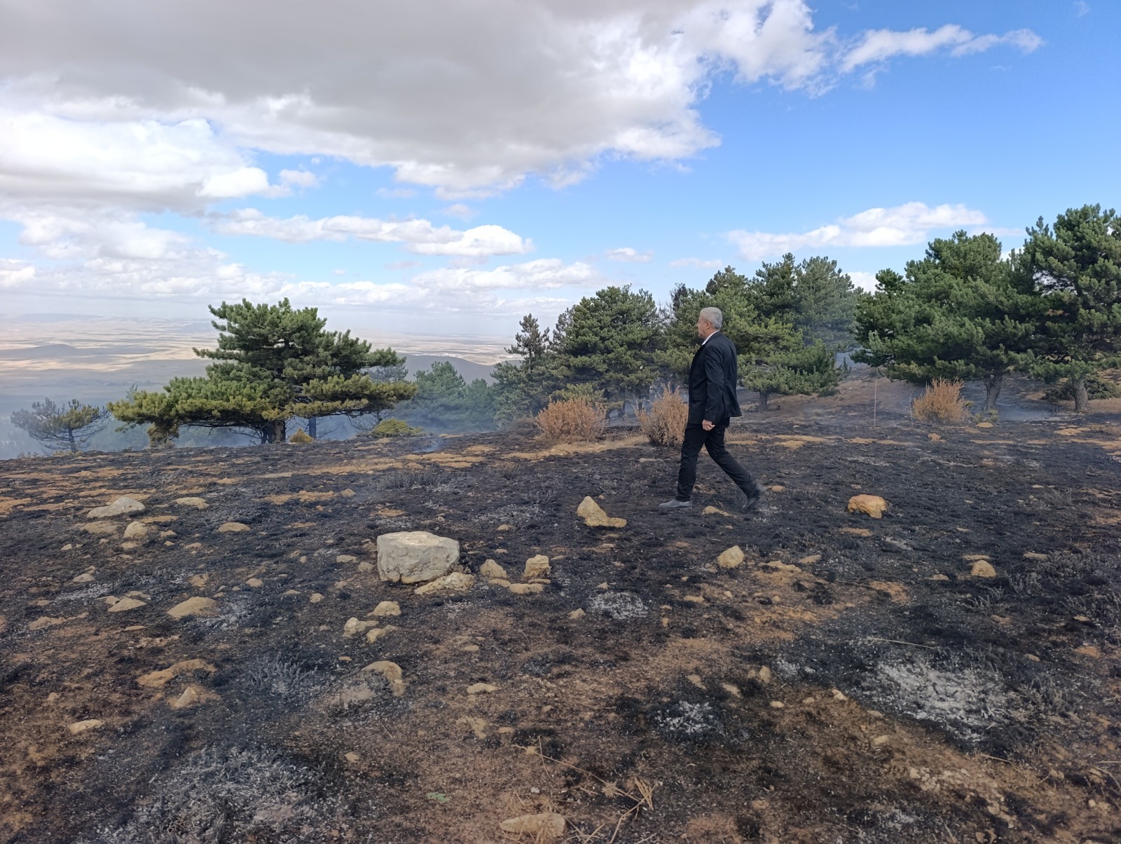 Konya'nın Kadınhanı ilçesinde orman yangını kontrol altına alındı - Görsel 3