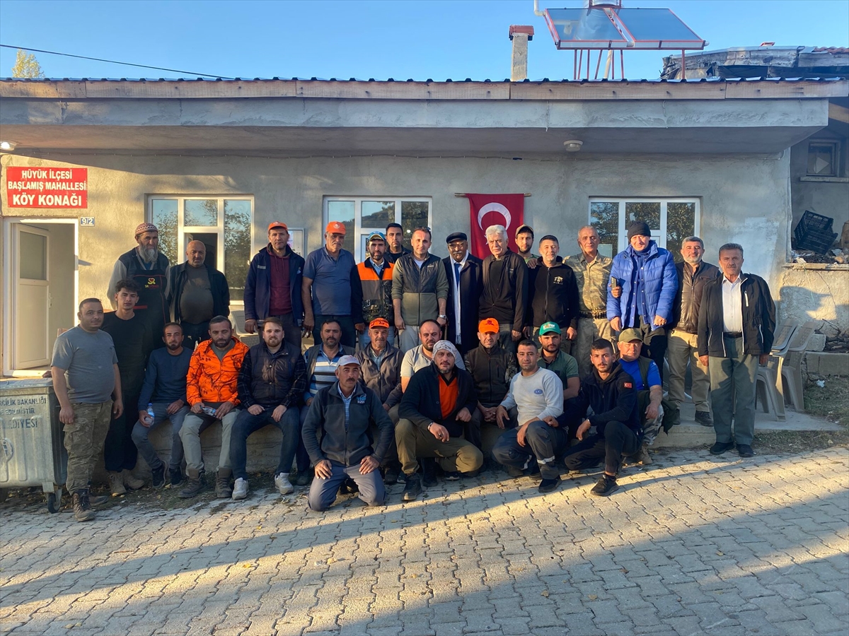 Konya'nın Hüyük ilçesinde  sürek   avında   40 domuz avlandı - Görsel 4