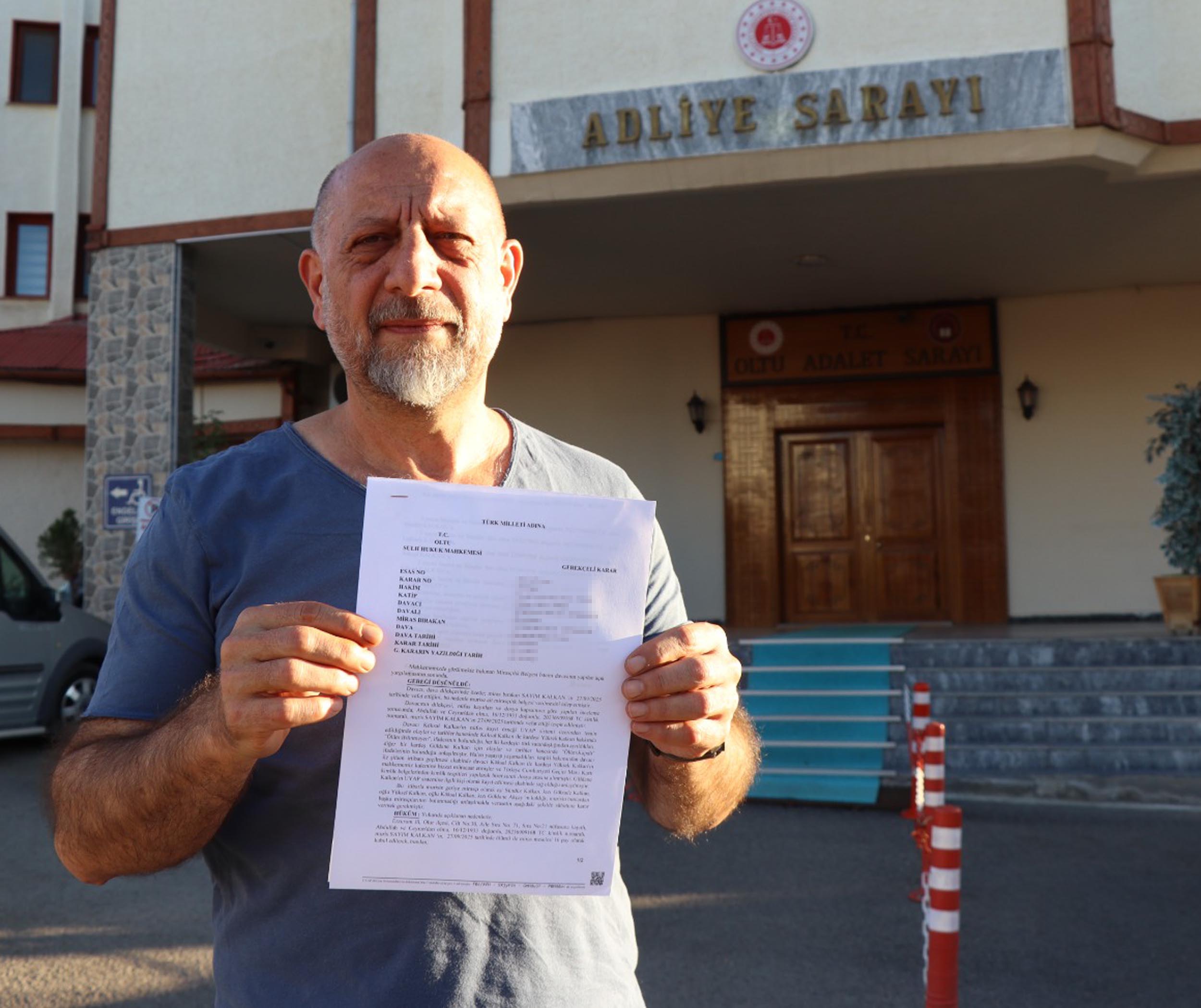 Erzurum'da Babaları vefat edince veraset ilamı çıkarmak istediler, ölü göründüklerini öğrendiler - Görsel 8