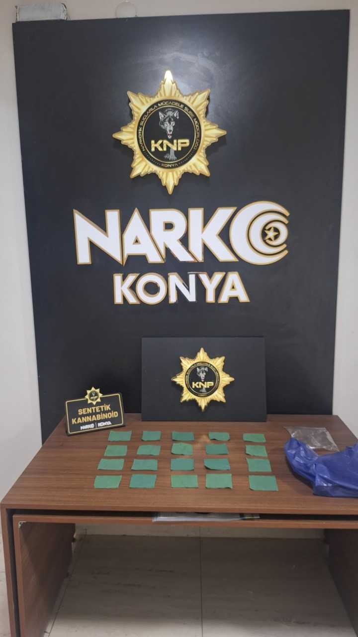 KONYA NARKOTİK POLİSİ ZEHİR TACİRLERİNE GÖZ AÇTIRMIYOR: 282 TUTUKLAMA - Görsel 2