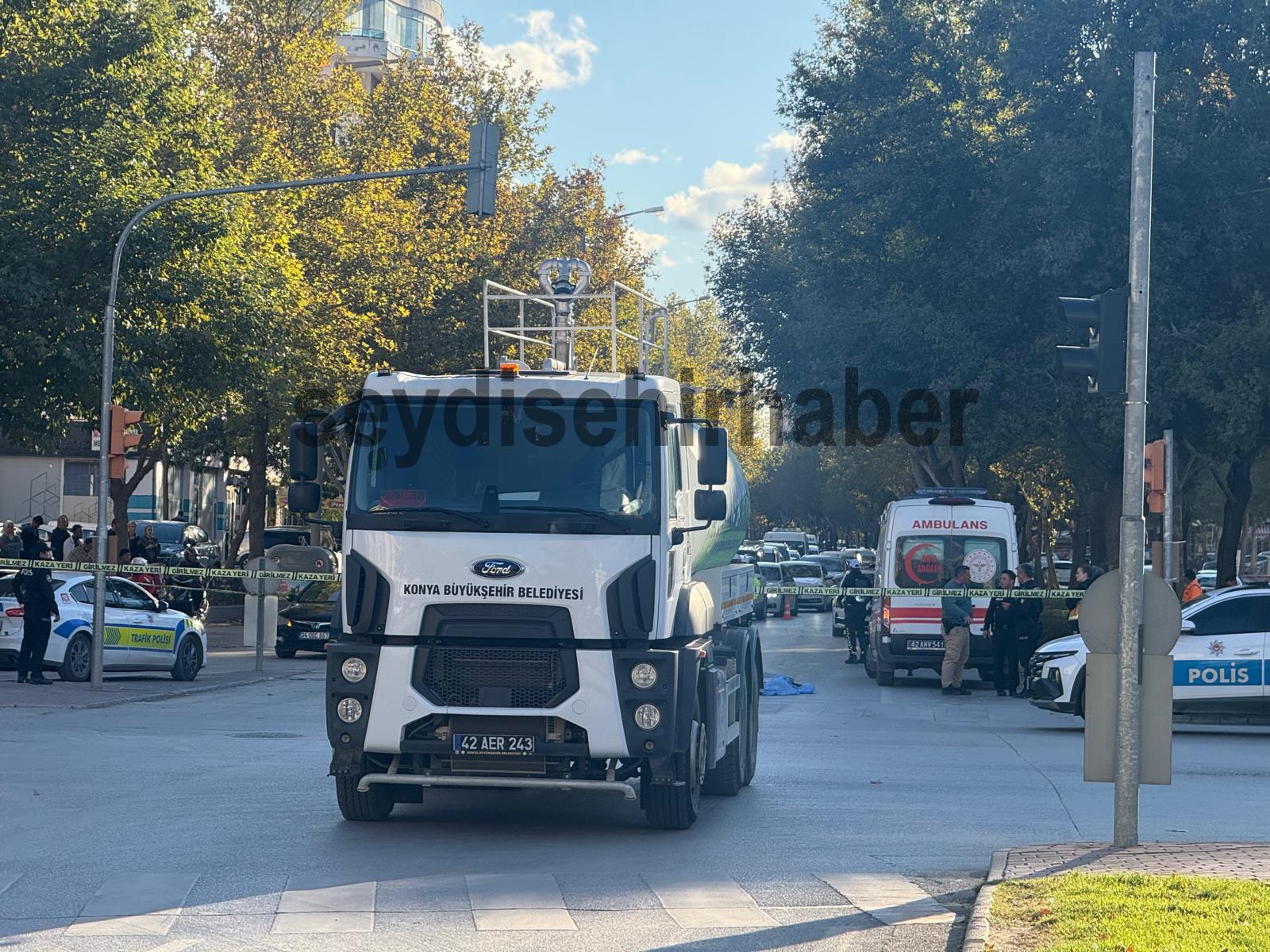 Konya'da Sulama Tankeri ile Bisikletlinin Çarpışması Sonucu İmam Hayatını Kaybetti - Görsel 3
