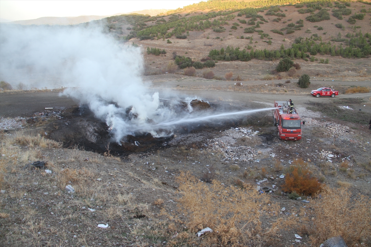 Beyşehir'deki arazi yangını büyümeden söndürüldü - Görsel 1