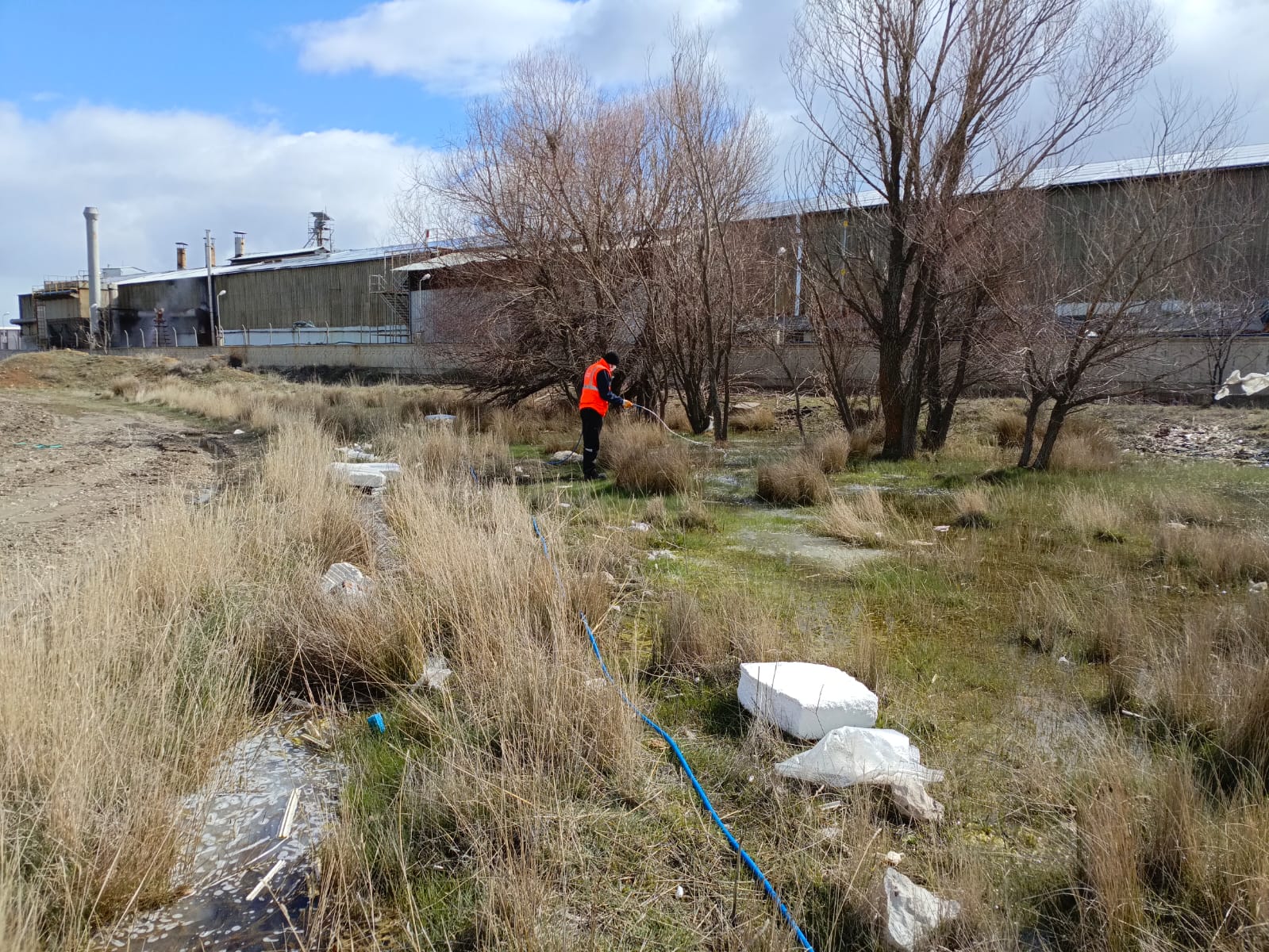 SEYDİŞEHİR BELEDİYESİNDEN  LARVASİT İLAÇLAMA ÇALIŞMASI - Görsel 4