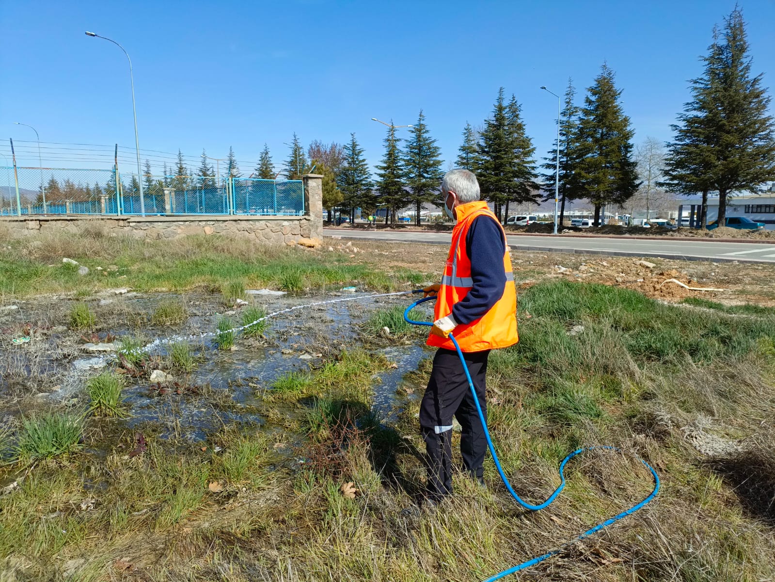 SEYDİŞEHİR BELEDİYESİNDEN  LARVASİT İLAÇLAMA ÇALIŞMASI - Görsel 5