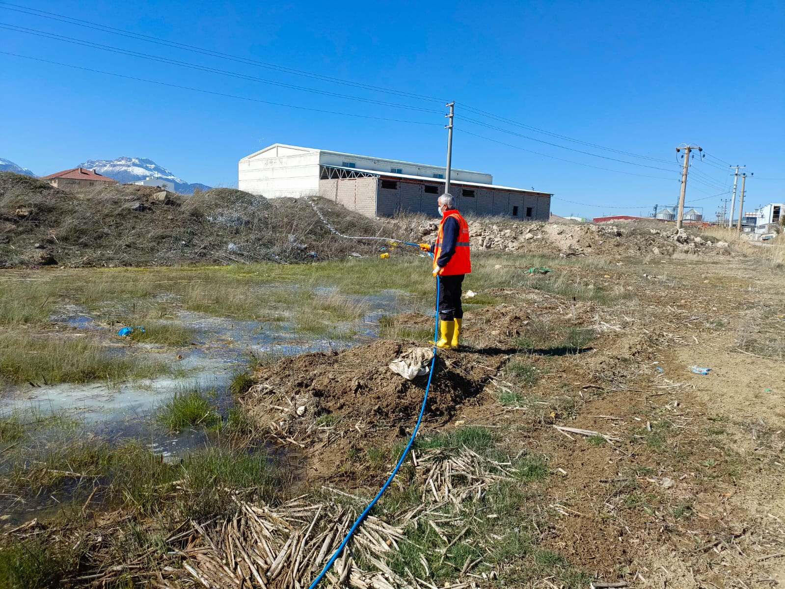 SEYDİŞEHİR BELEDİYESİNDEN  LARVASİT İLAÇLAMA ÇALIŞMASI - Görsel 9