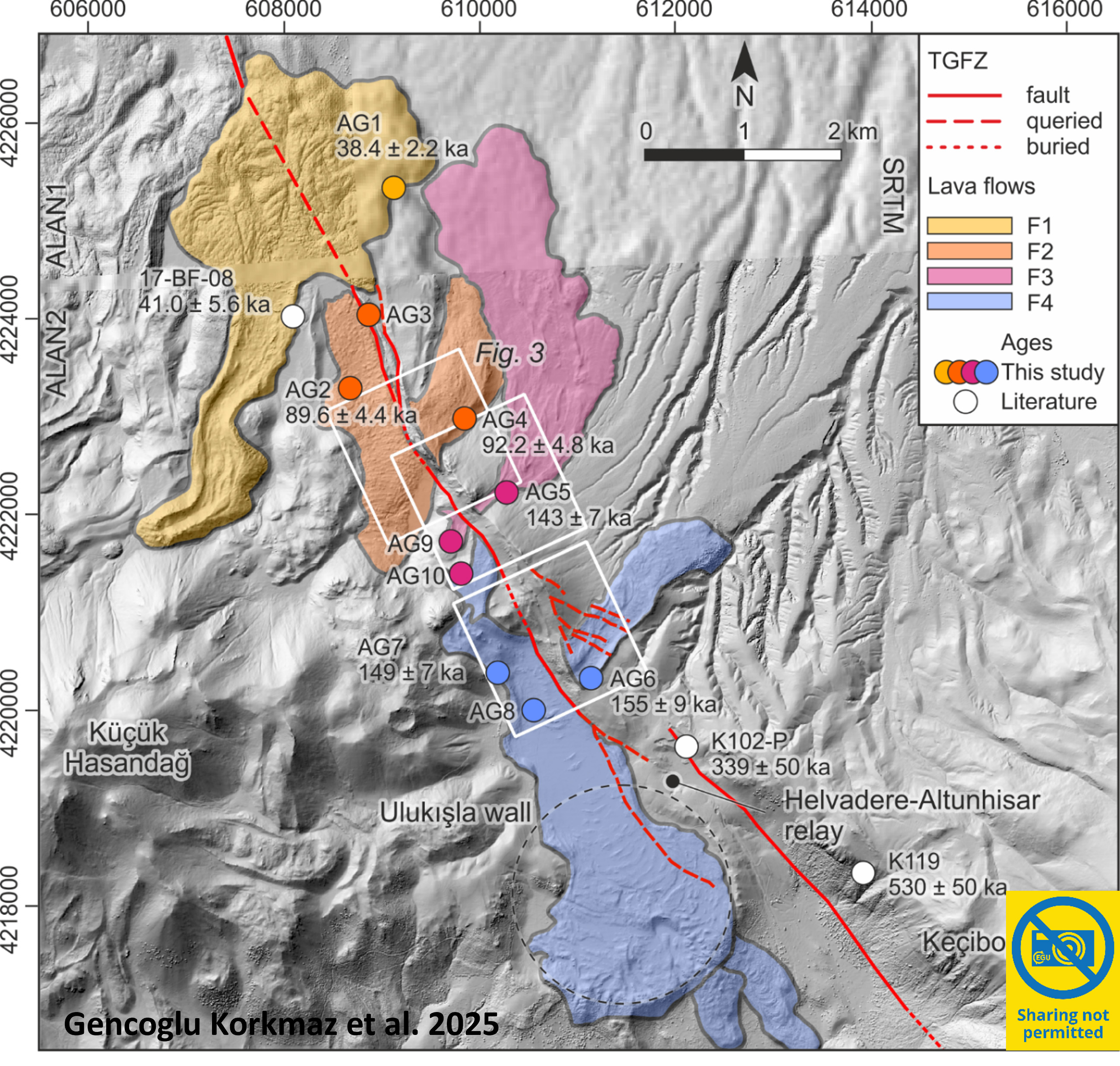 Konya - Tuz Gölü fayının yılda 1,3 milimetre dikey hareket ettiği, İç Anadolu’nun da genişlediği ortaya çıktı - Görsel 8
