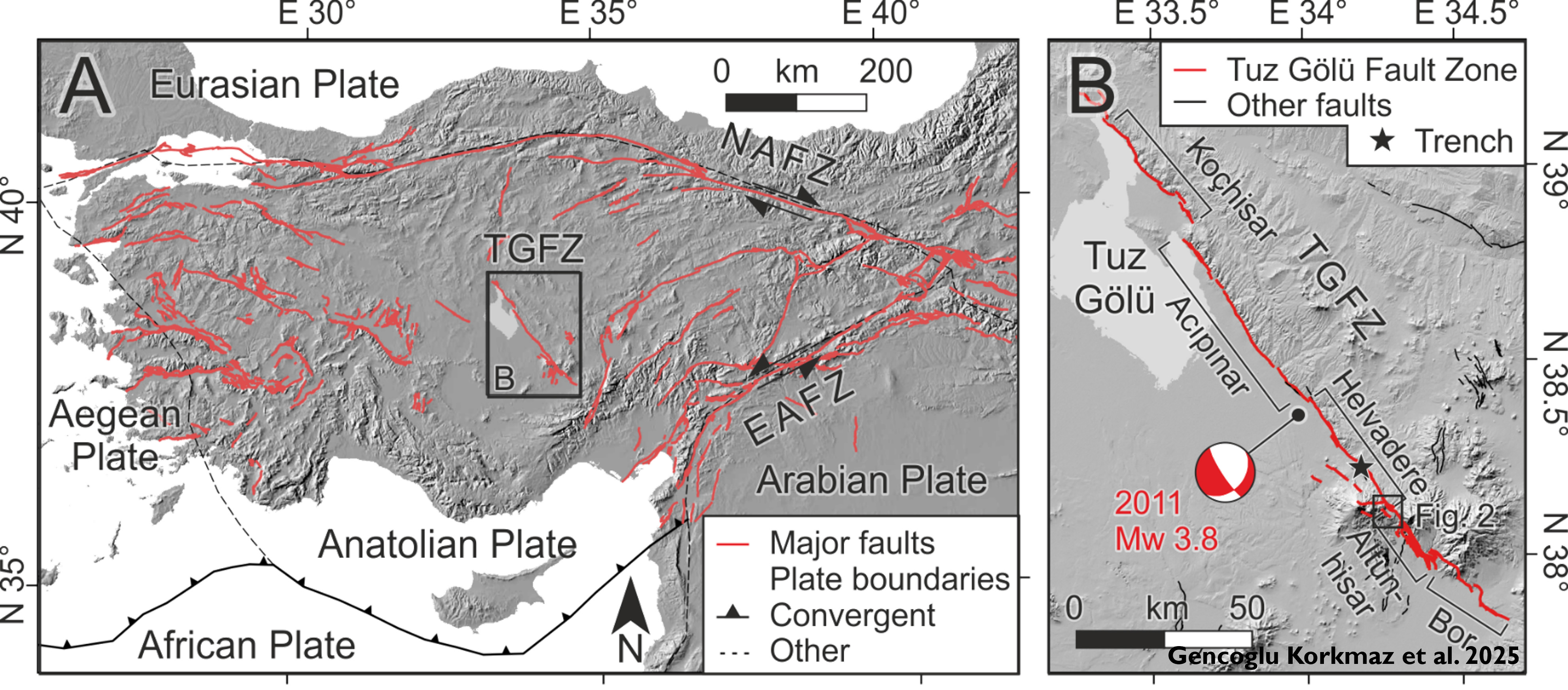 Konya - Tuz Gölü fayının yılda 1,3 milimetre dikey hareket ettiği, İç Anadolu’nun da genişlediği ortaya çıktı - Görsel 9