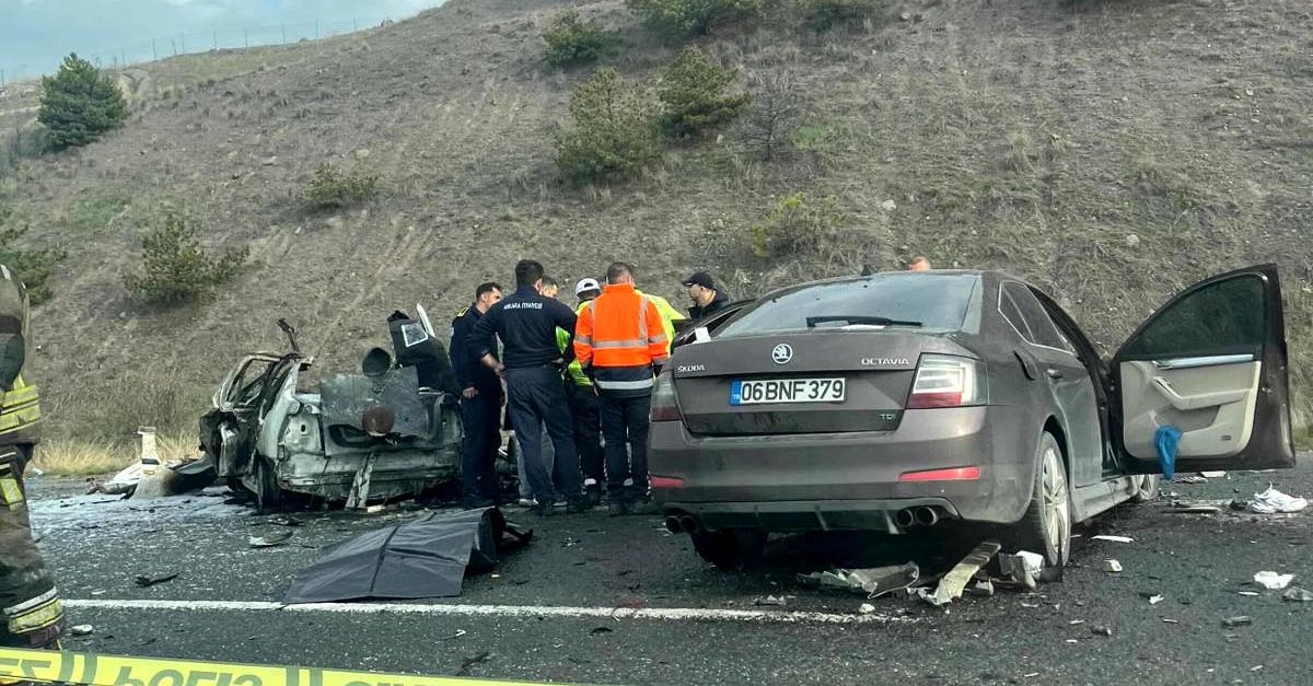 Konya plakalı otomobil Ankara'da kaza yaptı! 5 ölü - Görsel 5