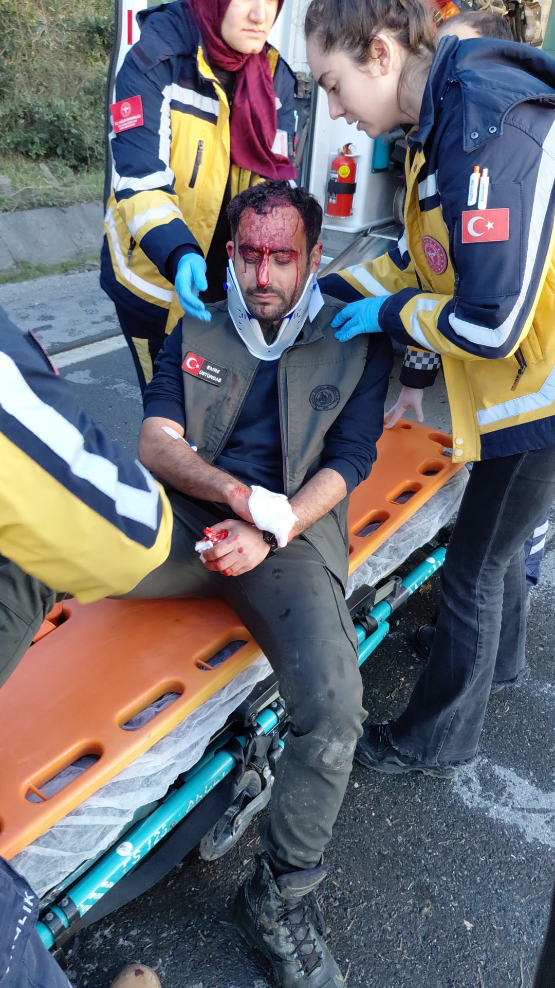 Ormancıları taşıyan otomobil takla attı: 3 yaralı - Görsel 3