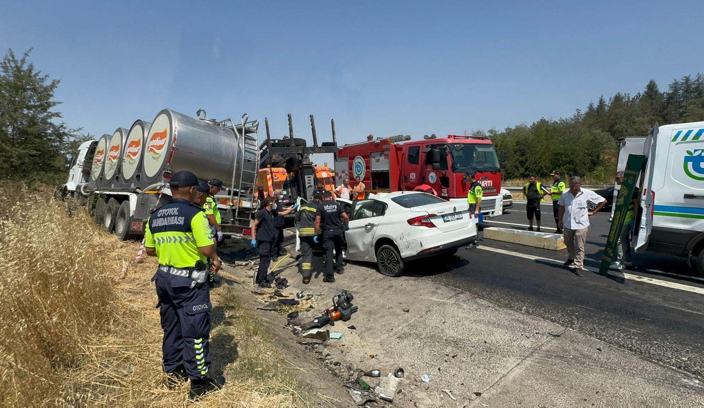 Tekirdağ'da 4 kişinin öldüğü kazada kamyon şoförüne 8 yıl hapis - Görsel 1