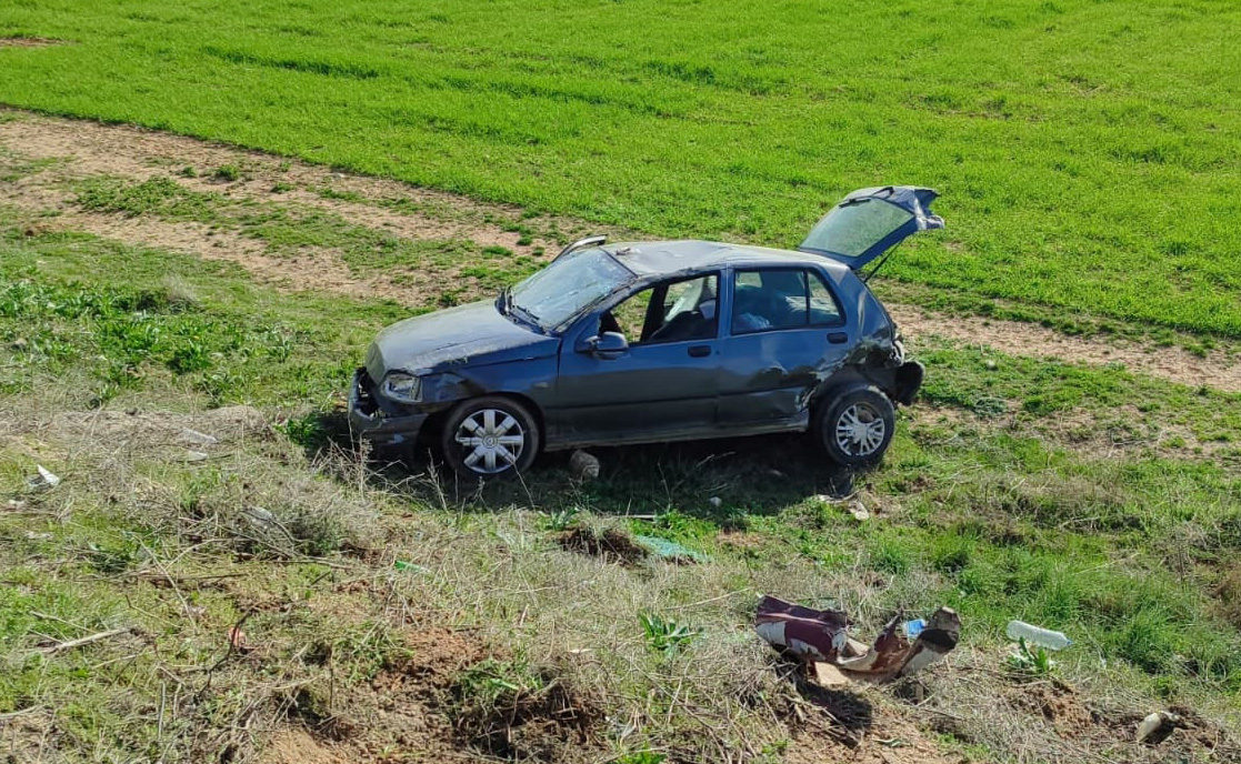 Konya'da 2 otomobil çarpıştı; 6 yaralı - Görsel 1
