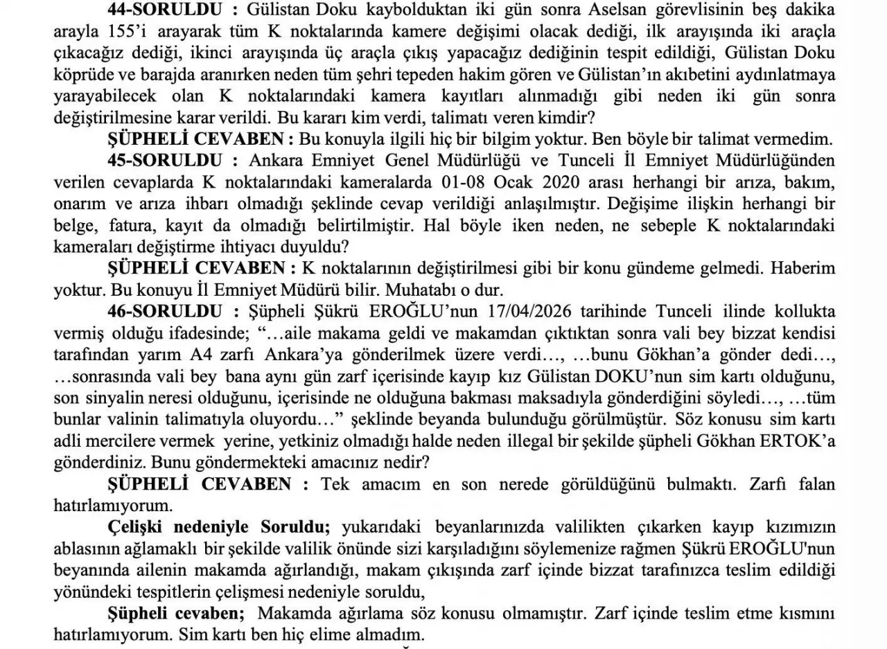 Gülistan Doku soruşturmasında sıcak gelişme! Vali Tuncay Sonel tutuklandı - Görsel 3