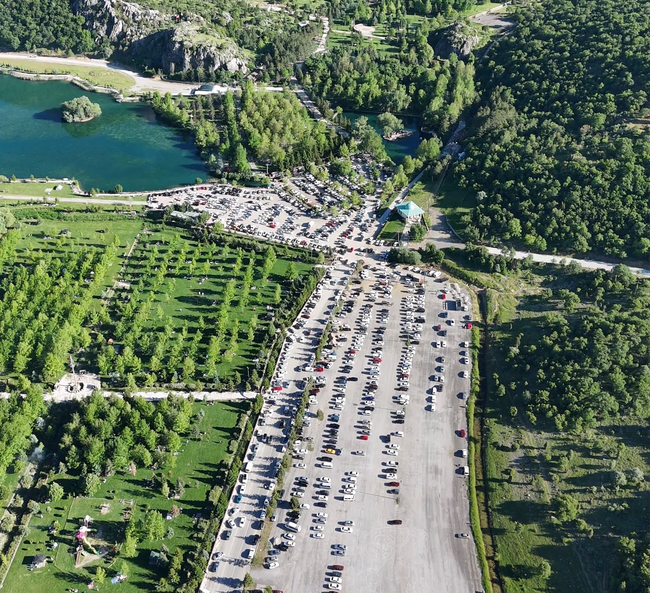 BAYRAMDA KUĞULU PARK'A ZİYARETÇİ AKINI - Görsel 5