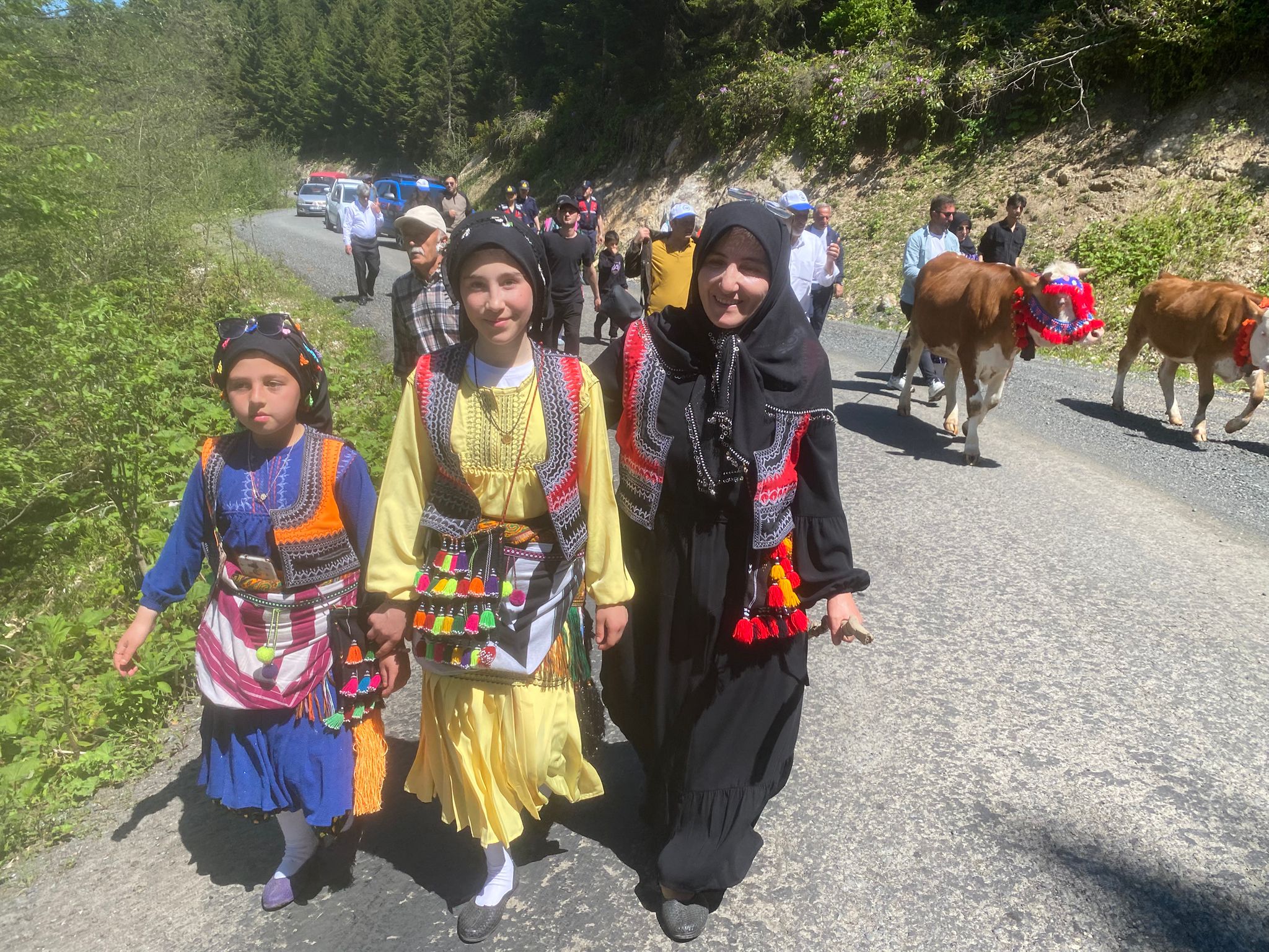 Trabzon'da renkli yayla göçü geleneği - Görsel 1