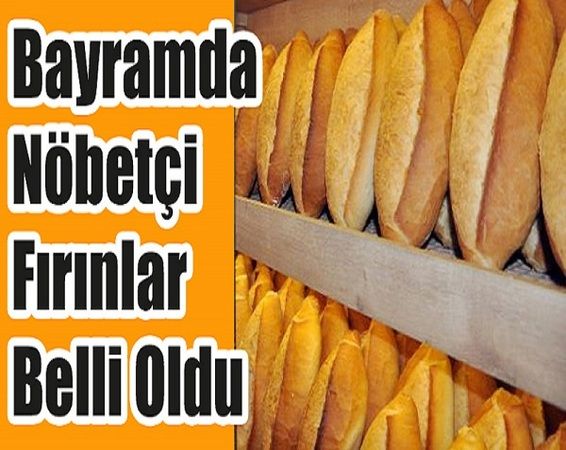 SEYDİŞEHİRDE BAYRAMDA EKMEK ÇIKARACAK FIRINLARIN LİSTESİ