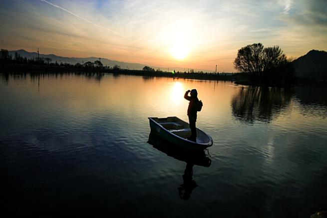 Kuğulu Tabiat Parkında  Gün Doğumu
