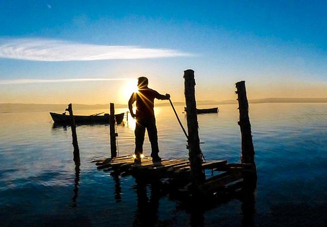Suğla BarajGölünde  balıkçıların ekmek mücadelesi