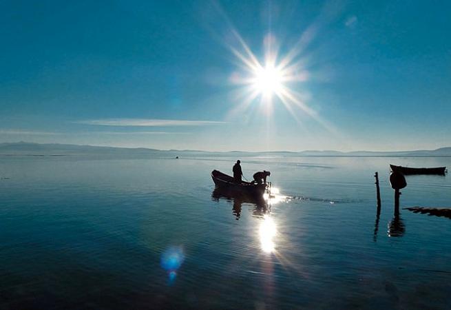 Suğla BarajGölünde  balıkçıların ekmek mücadelesi