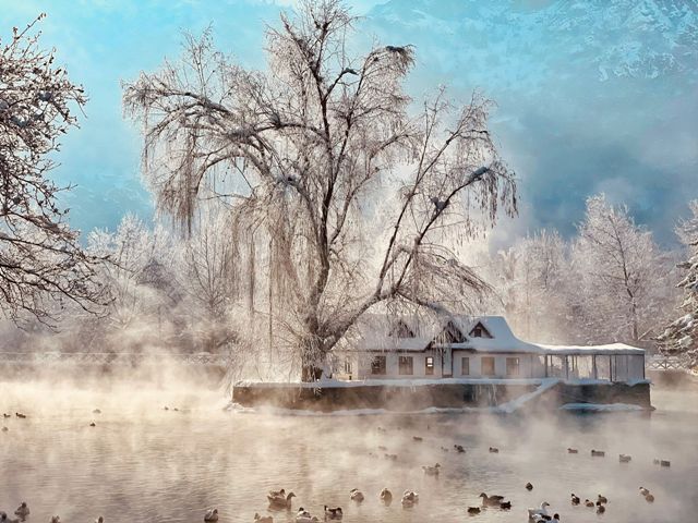 KUĞULU PARKTAN MUHTEŞEM  KIŞ MANZARASI