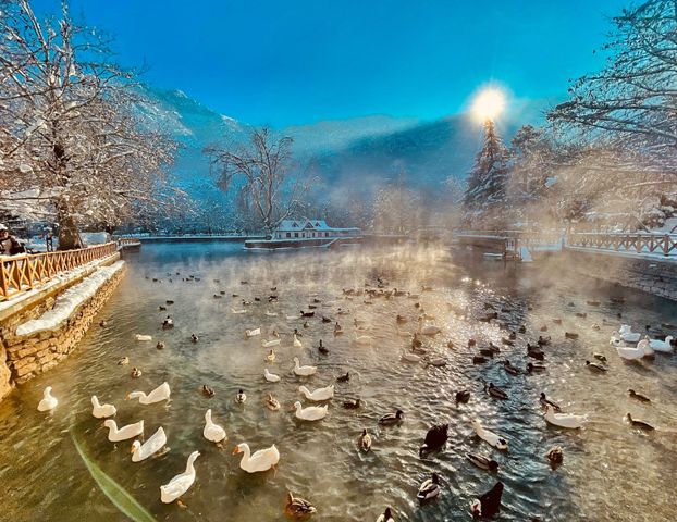 KUĞULU PARKTAN MUHTEŞEM  KIŞ MANZARASI