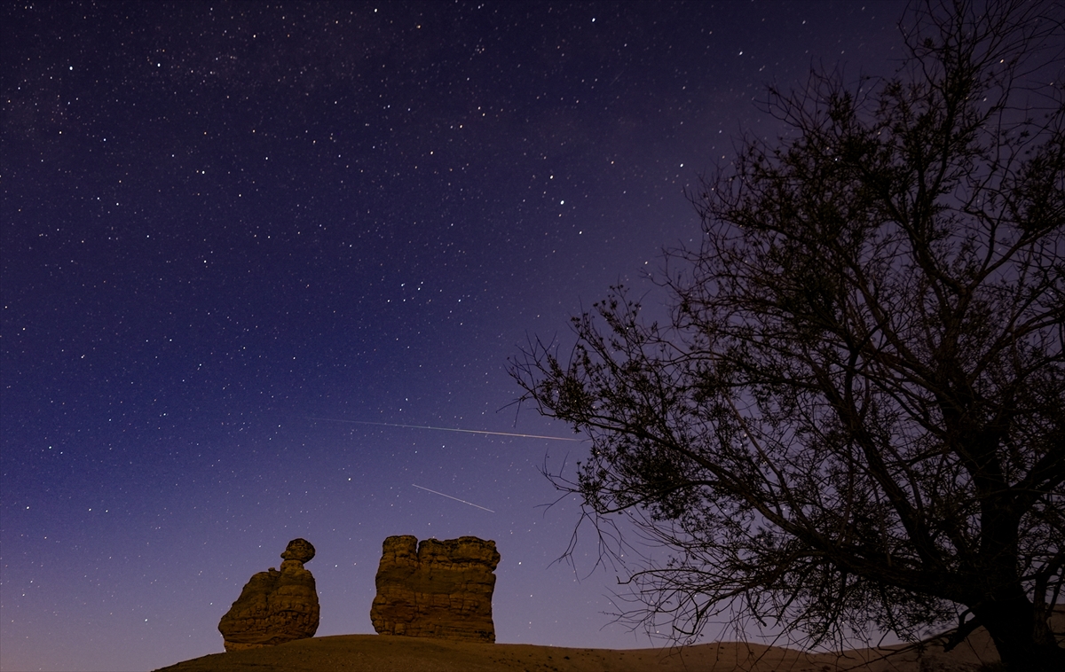Perseid meteor yağmuru Konya'da görüntülendi