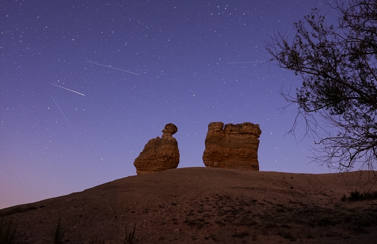 Perseid meteor yağmuru Konya'da görüntülendi