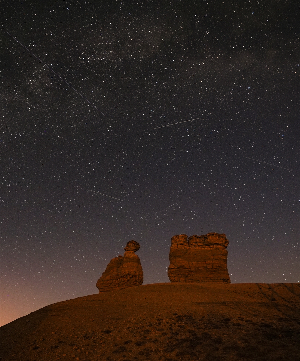 Perseid meteor yağmuru Konya'da görüntülendi